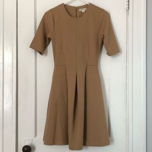 Whistles Jersey Flippy Hem Dress Caramel S
